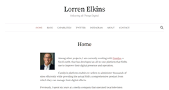 Desktop Screenshot of lorrenelkins.com