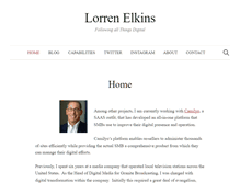 Tablet Screenshot of lorrenelkins.com